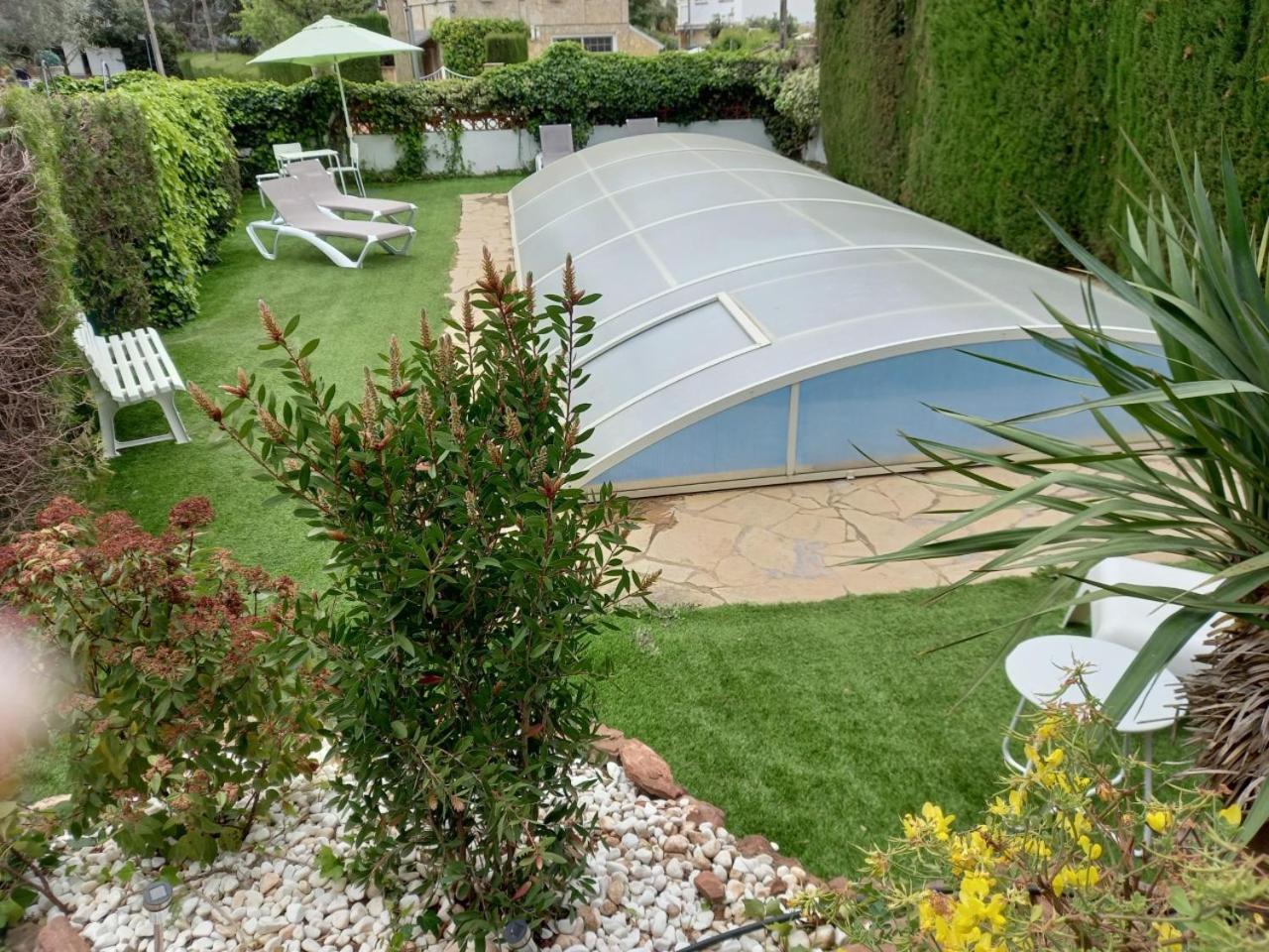 הוילה Pallejá Casa Acogedora Familiar Con Piscina מראה חיצוני תמונה